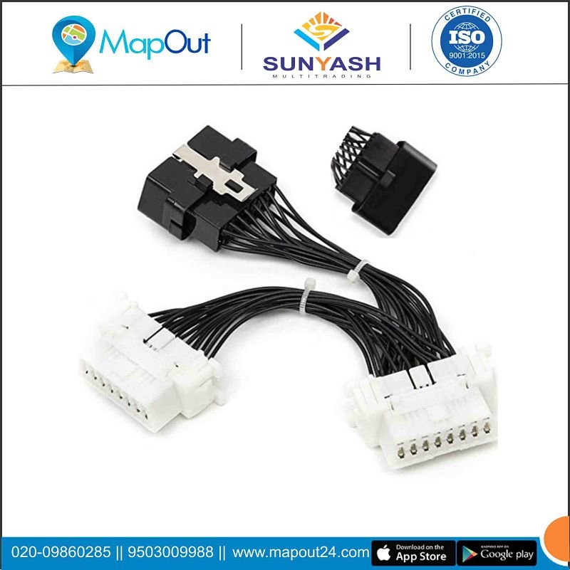 Mapout OBD 1 male to 2 female /3female OBD cable for Toyota; Nissan (0.15cm) - Image 2