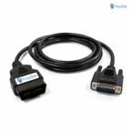 SMPL027 Tata Motors V Connect Plus / Garuda-ll OBD-II 16 Pin Male to DB-15 Male Diagnostic Both Side Moulded Cable for Passenger Cars and Small Commercial Vehicles