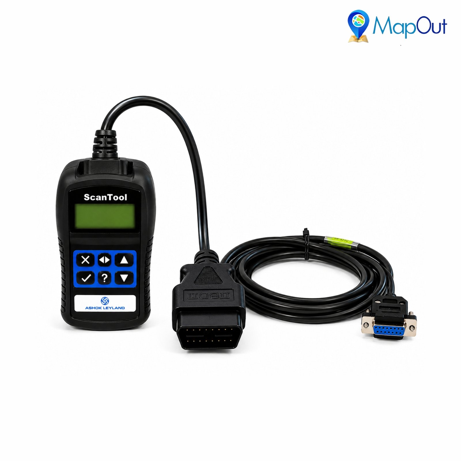 SMPL001 Ashok leyland OBD-ll 16 Pin Male to DB-15 Female BS4 Scantool Diagnostic Cable for Trucks & Buses - Image 5
