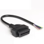 SMPL210 OBD-ll 16 Pin Female Moulded Connector with 16 Core Open End Wire