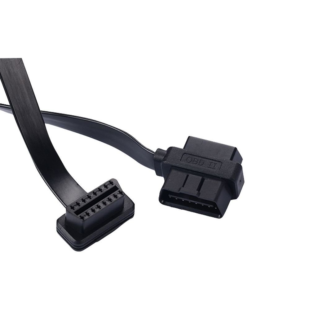 SMPL214 OBD-ll 16 Pin Female to T Splitter Male-Female Flat Cable - Image 4