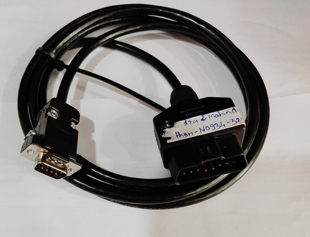 Mahindra OBD Scanner OBD-II Male Cable to DB9 male Cable. - Image 5