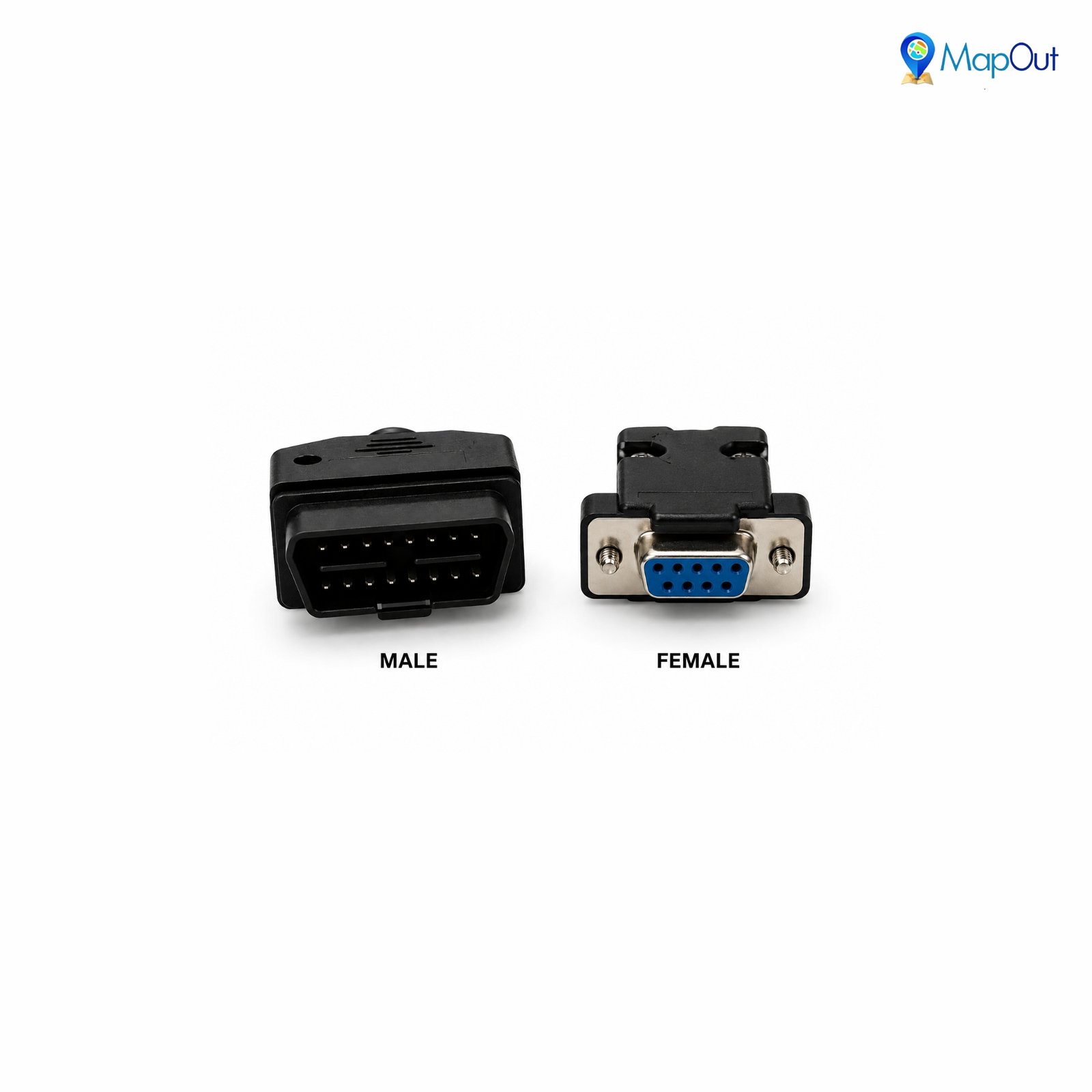 SMPL023 Mahindra (WABCO) OBD-ll 16 Pin Male to DB-9 Female Diagnostic Cable for BS4 / BS6 Heavy ABS Trucks - Image 2