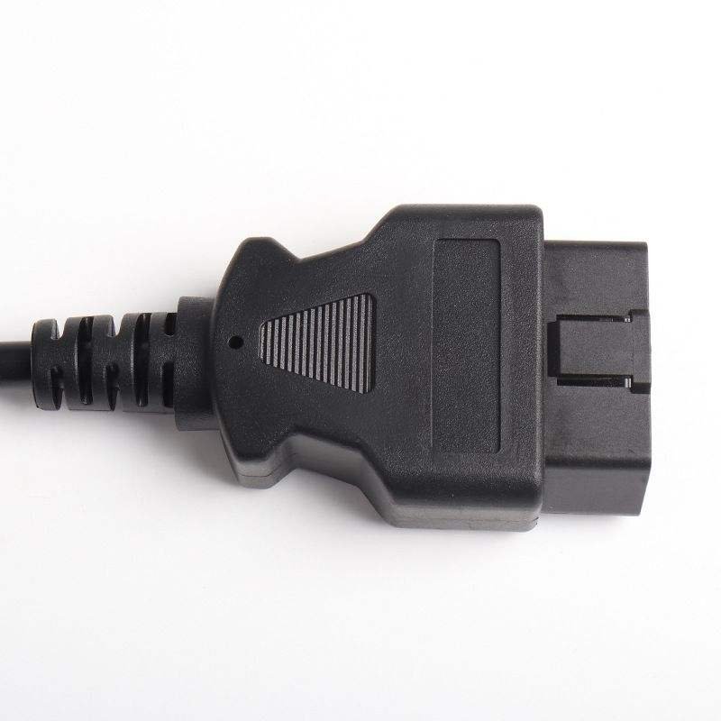 SMPL215 OBD-ll 16 Pin Male to 16 Pin Female Round Extension Moulded Cable - Image 3