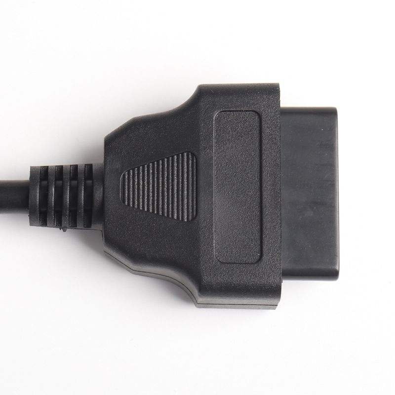 SMPL215 OBD-ll 16 Pin Male to 16 Pin Female Round Extension Moulded Cable - Image 2