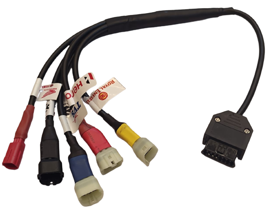 Bs6 bike OBD Scanner Cable with all-in-one coupler works with all bs6 bikes.