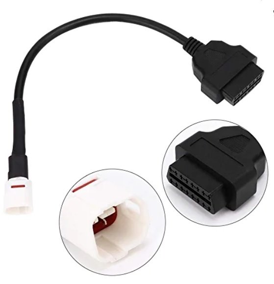 SMPL114 OBD-ll 16 Pin Female to 4 Pin Male Yamaha Bike Scanning Cable for OBD-ll Scanner V519, V311, V317 - Image 2