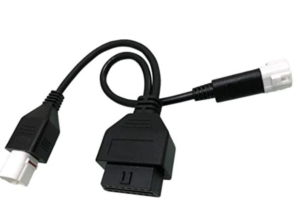 SMPL113 OBD-ll 16 Pin Female to 3 Pin & 4 Pin (2 in 1) Male Yamaha Bike Scanning Cable for OBD-ll Scanner V519, V311, V317 - Image 4