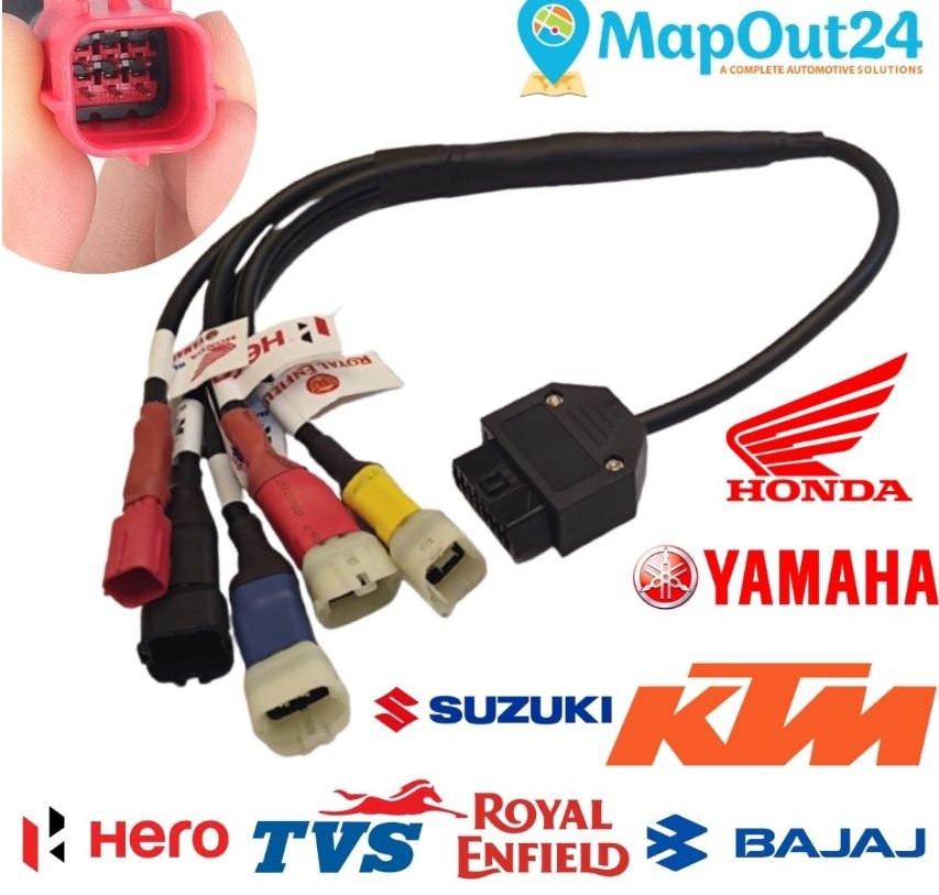 Launch 3001 OBD Scanner For Bike BS6 Universal All Bike Cable Unbreakable Wire With All in BS-6 Cable - Image 2