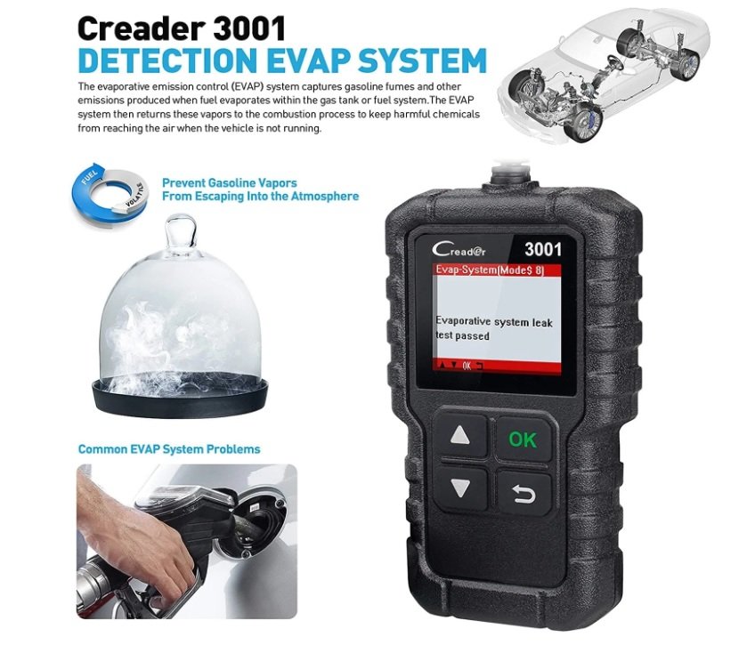 OBD 2 Splitter Adapter Extension Cable with Launch Scanner CReader 3001 Male to Female Cable - Image 4