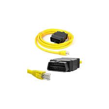 SMPL008 BMW OBD-ll 16 Pin Male Enet LAN Yellow Diagnostic Moulded Cable - Image 6