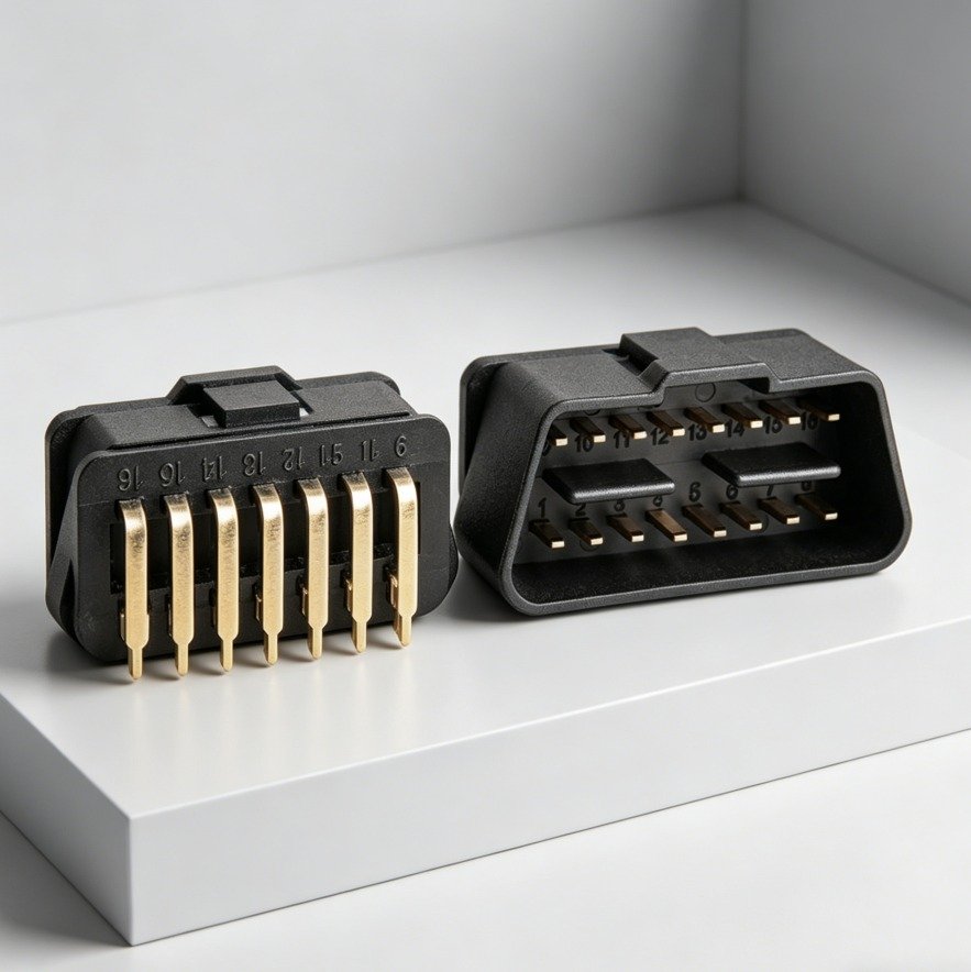SMPL217 OBD-ll 16 Pin Male Connector (Without Enclosure)