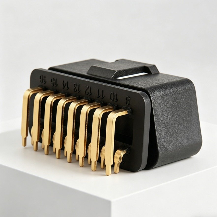 SMPL217 OBD-ll 16 Pin Male Connector (Without Enclosure) - Image 2