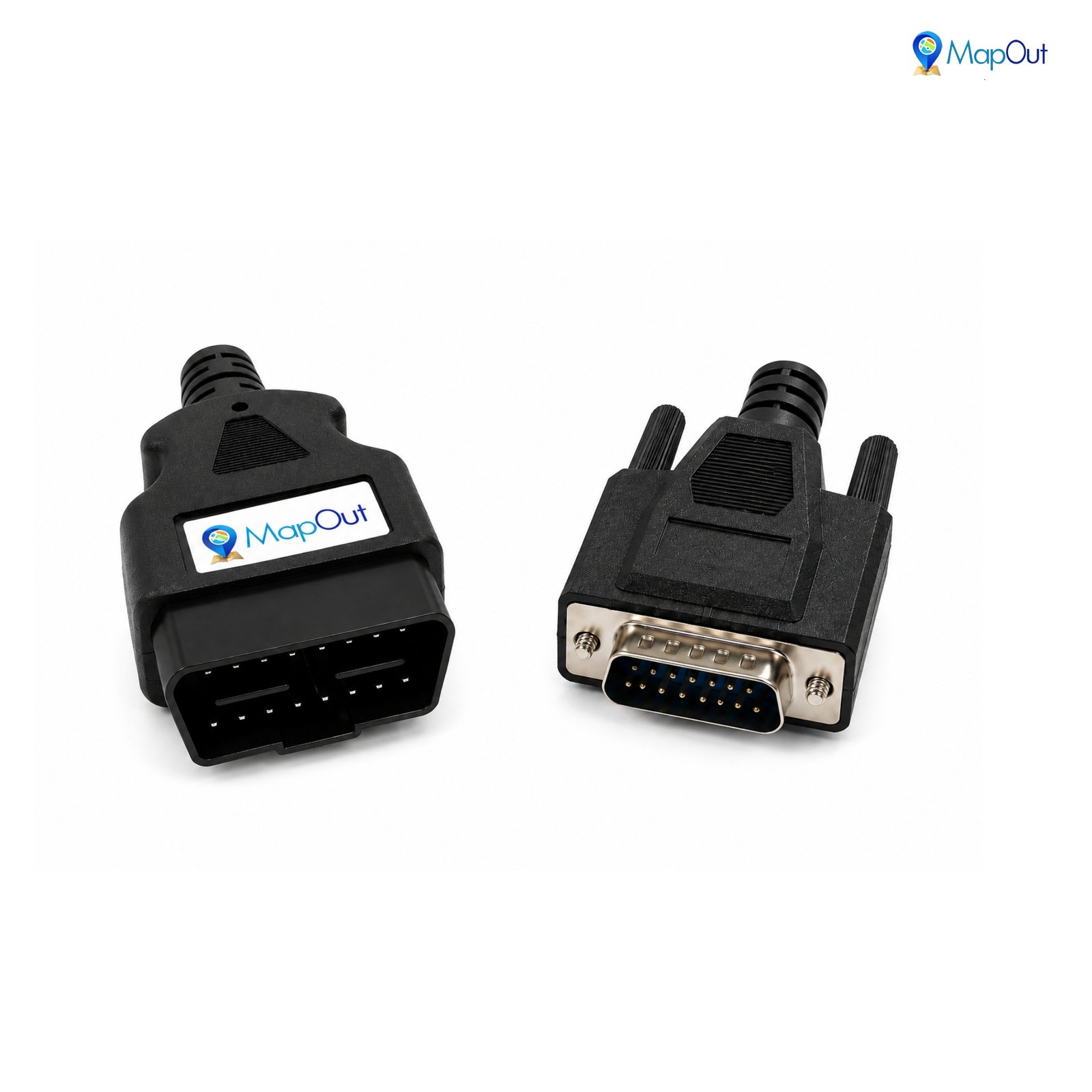 SMPL032 Tata Motors Samtec OBD-ll 16 Pin Male to DB-15 Male Diagnostic Both Side Moulded Cable for Small Commercial Vehicles - Image 2