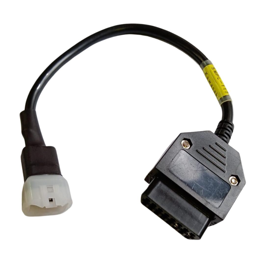 SMPL109 OBD-ll 16 Pin Female Kawasaki BS6/BS7 Bike Scanning Cable for OBD-ll Scanner V519, V311, V317