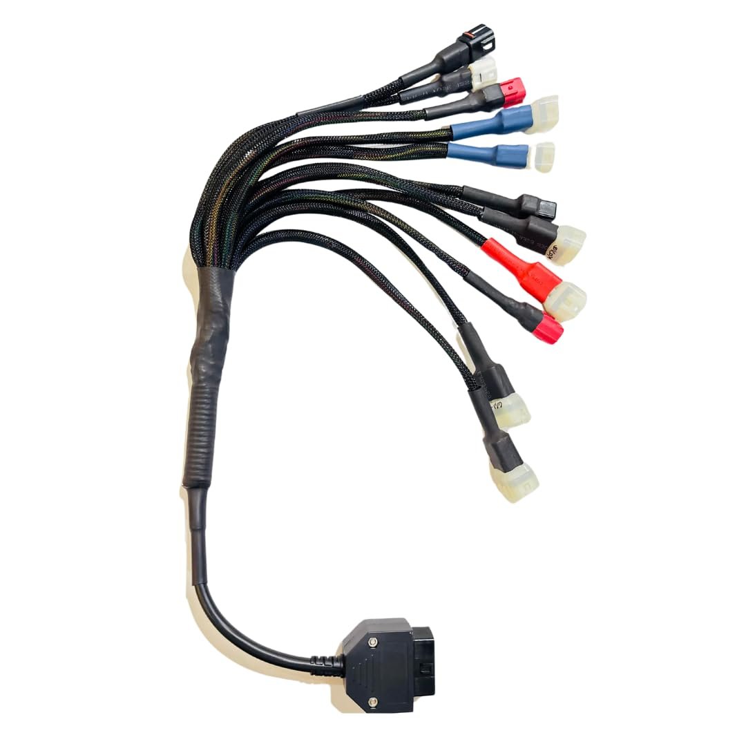 Mapout24 18Coplar BS6-BS7 Bike OBD-II Scanning Cable with ELM327 V2.1 Scanner Code Readers with Digital Multimeter and The Fuel Pressure Gauge SMPL192 - Image 3