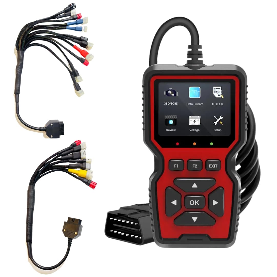 Mapout24 Premium 18 Coplar Bike Scanning Cable for BS6-BS7 – Includes V519 Fastest Connectivity with Digital Multimeter and The Fuel Pressure Gauge SMPL191 - Image 7