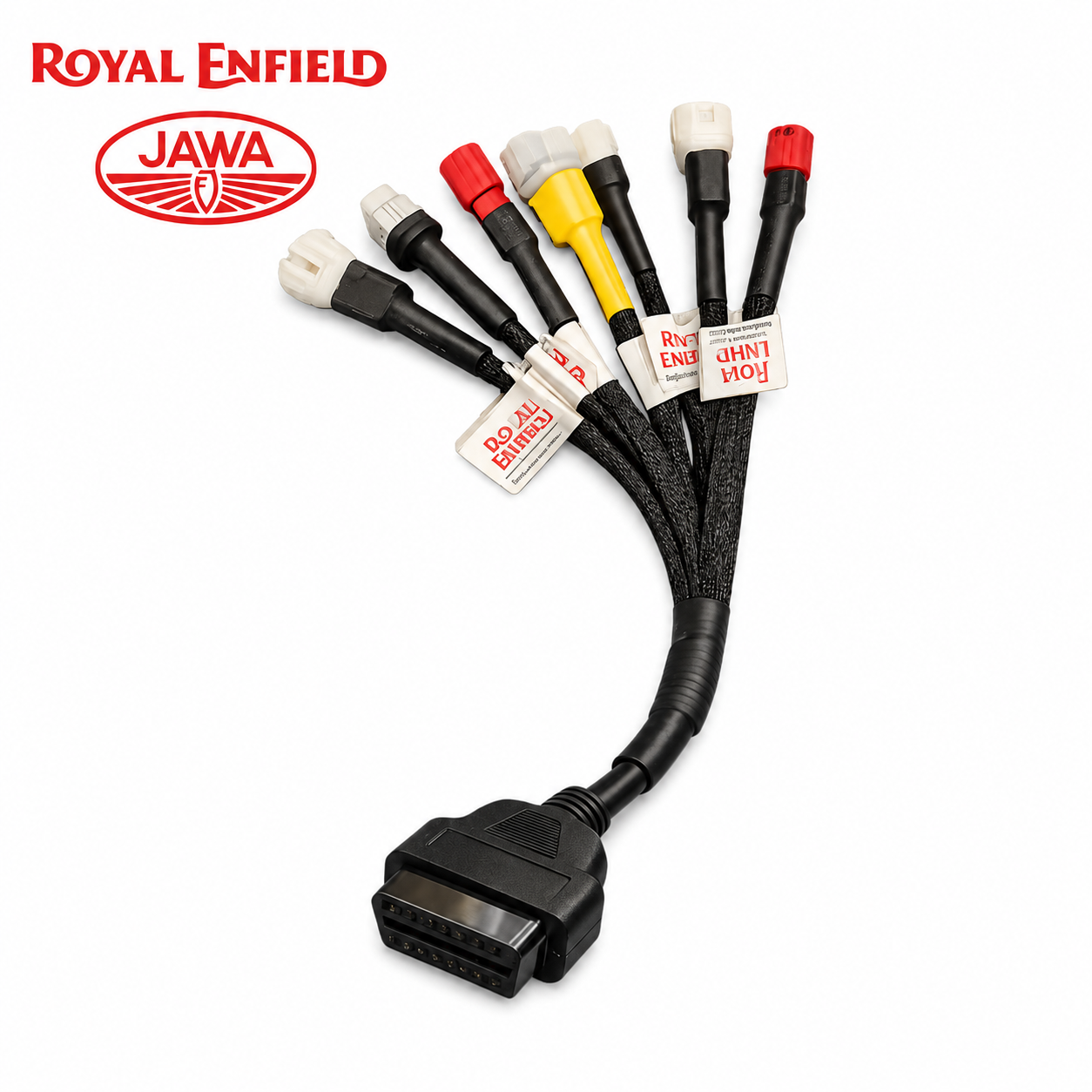 SMPL138 V519 OBD-ll Diagnostic Scanner with Multi Coupler 7 in 1 OBD-ll Base for BS6 / BS7 Scanning Cable for all Royal Enfield, Jawa and Yezdi - Image 2