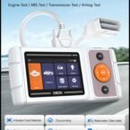 SMPL061 M500 OBD-ll 16 Pin Male 4-System Fault Diagnostic Tablet Compatible with Four Wheeler Cars