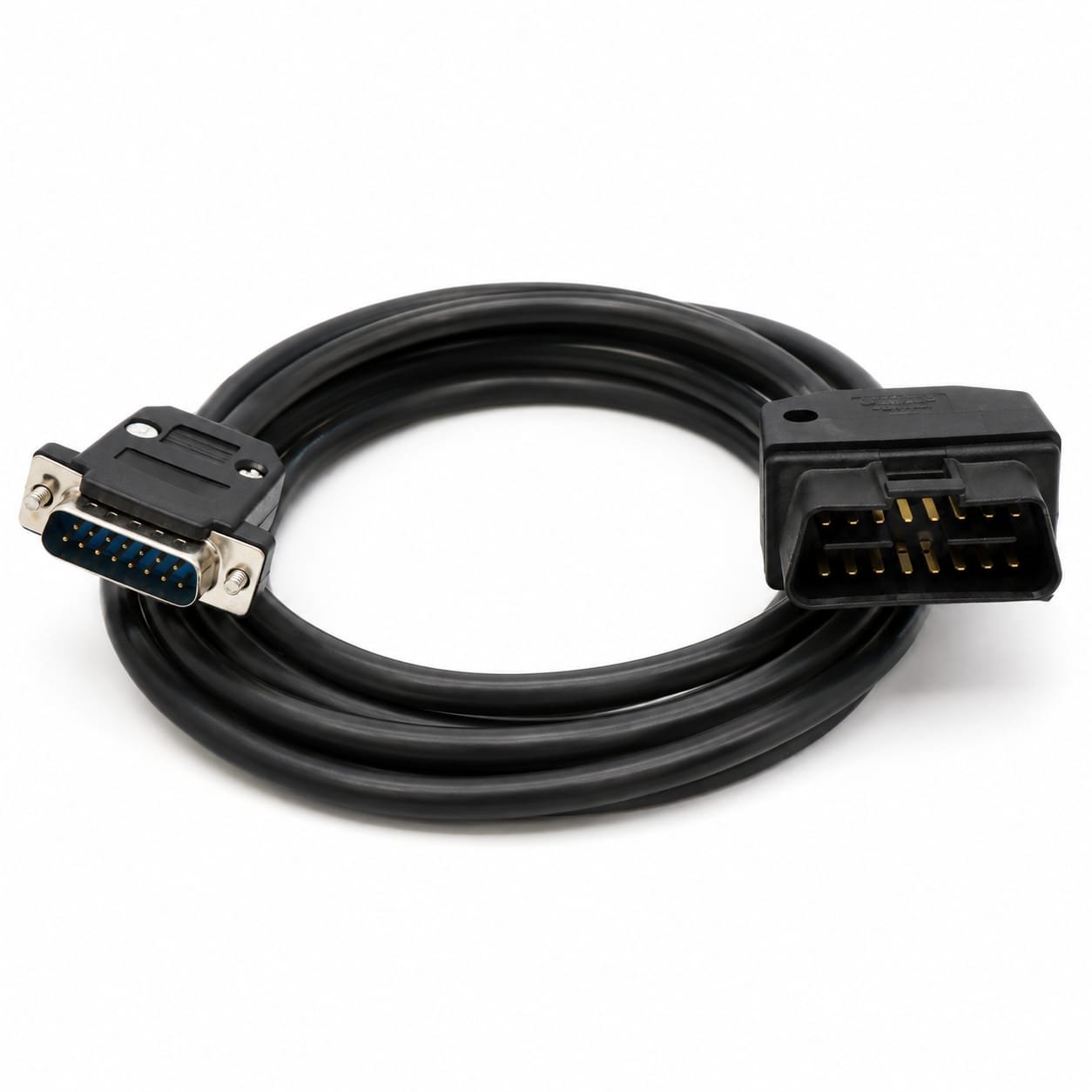 SMPL012 Force Motors Garuda-ll OBD-II 16 Pin Male to DB-15 Male Diagnostic Cable