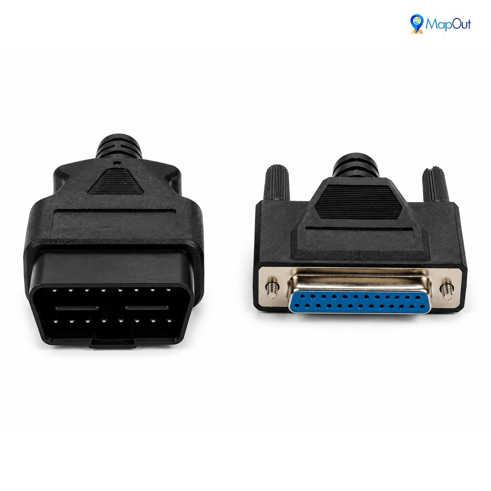 SMPL014 OBD-ll 16 Pin Male to DB-25 Female Diagnostic Both Side Moulded Cable for GScan ll Tool - Image 2