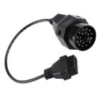 SMPL038 Corded Electric OBD-ll 16 Pin Female to 20 Pin Male Diagnostic Adapter Cable for BMW Black, Universal Fit