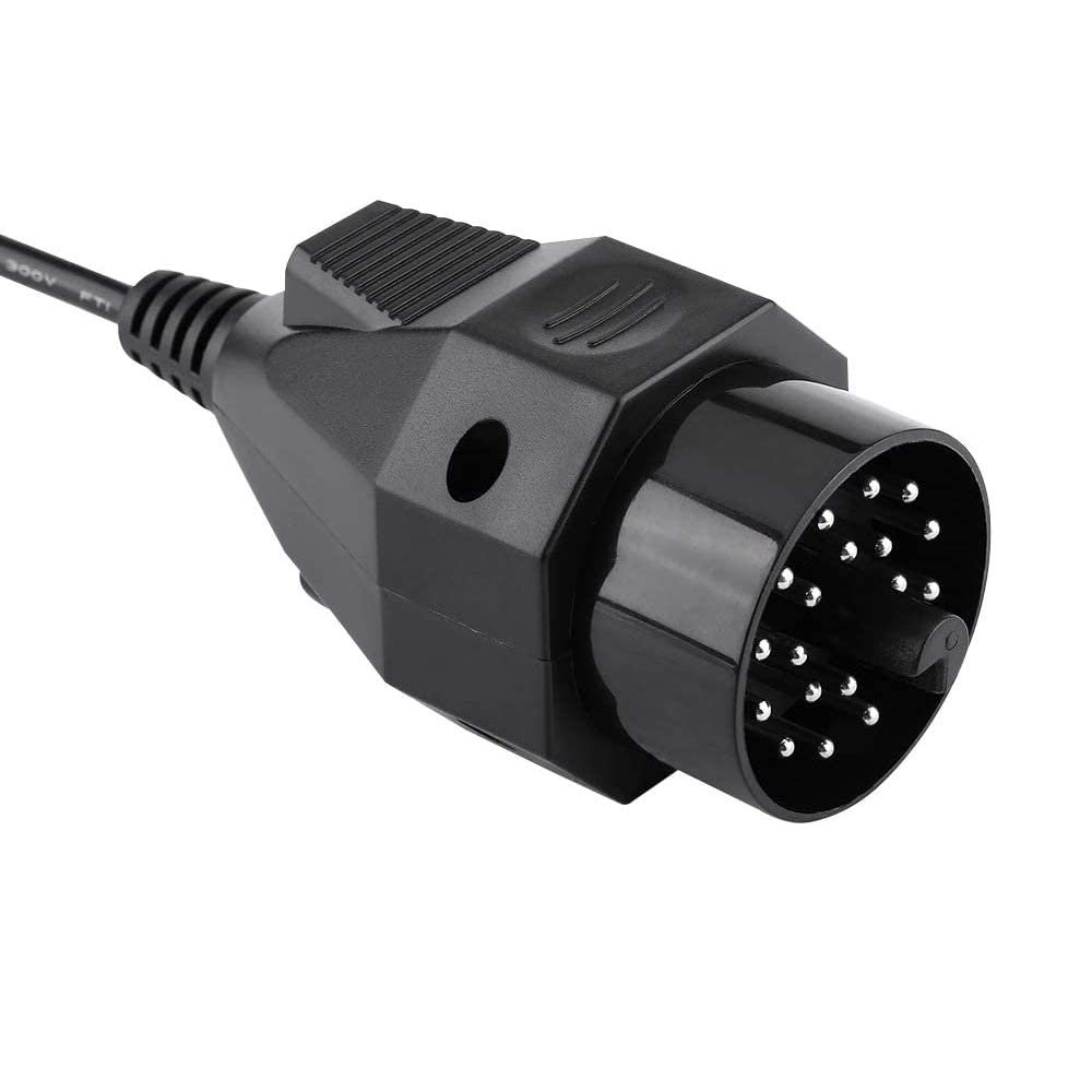 SMPL038 Corded Electric OBD-ll 16 Pin Female to 20 Pin Male Diagnostic Adapter Cable for BMW Black, Universal Fit - Image 3