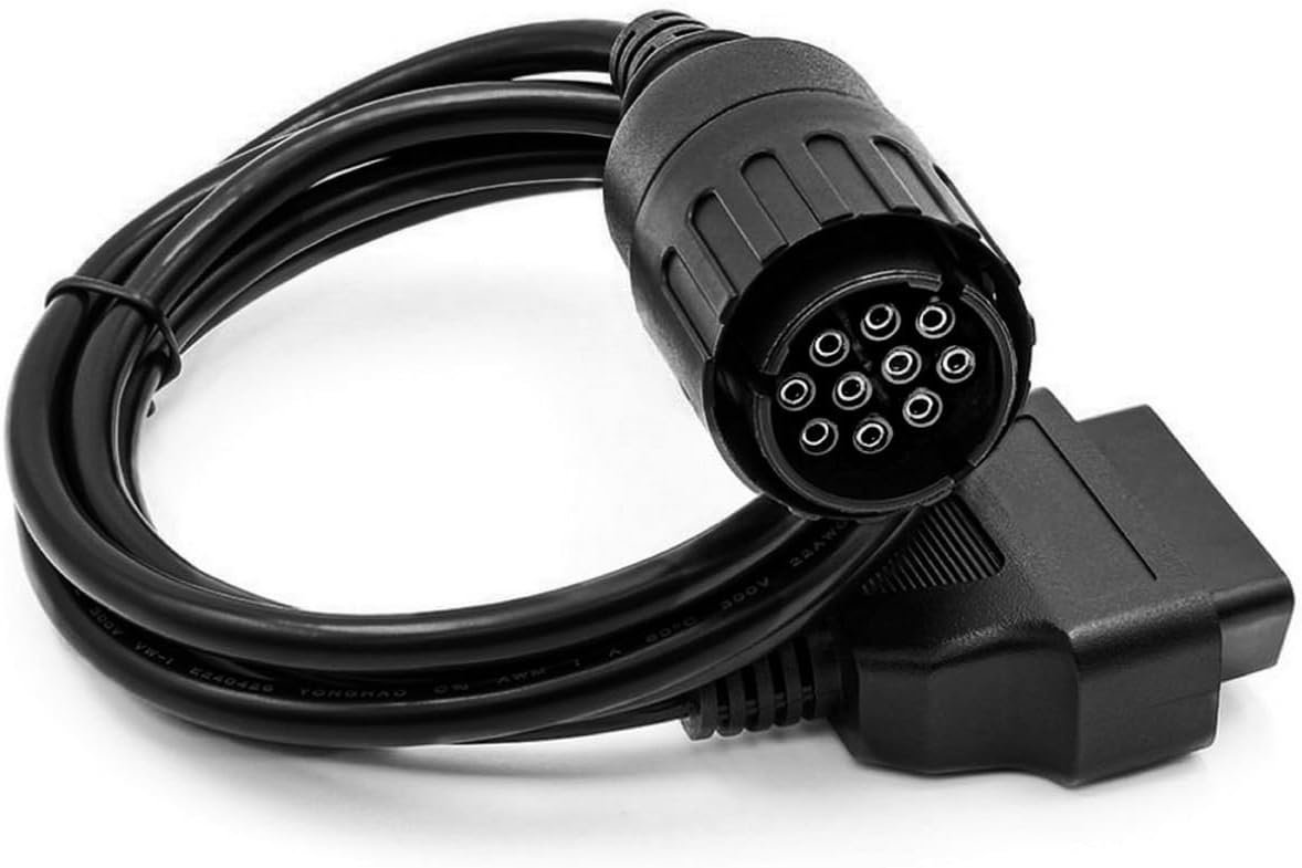 SMPL037 OBD-ll 16 Pin Female to 10 Pin Male Diagnostic Adapter Cable for BMW ICOMD Module Motorcycles - Image 4