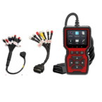 SMPL139 V519 OBD-ll Diagnostic Scanner with Multi Coupler 18 in 1 OBD-ll Base for BS6 / BS7 Scanning Cable for all Two Wheelar Bikes